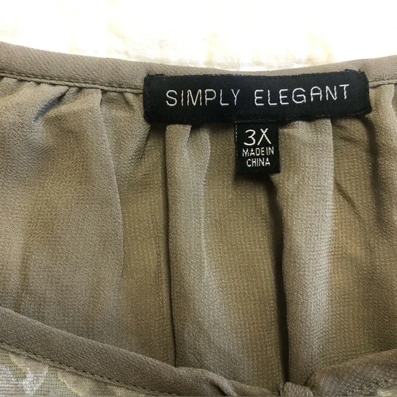 Simply Elegant Women Stylish Embossed Velvet Floral Leaves Design Blouse… - Picture 9 of 11